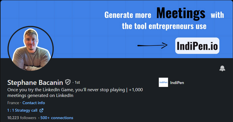 LinkedIn cover example