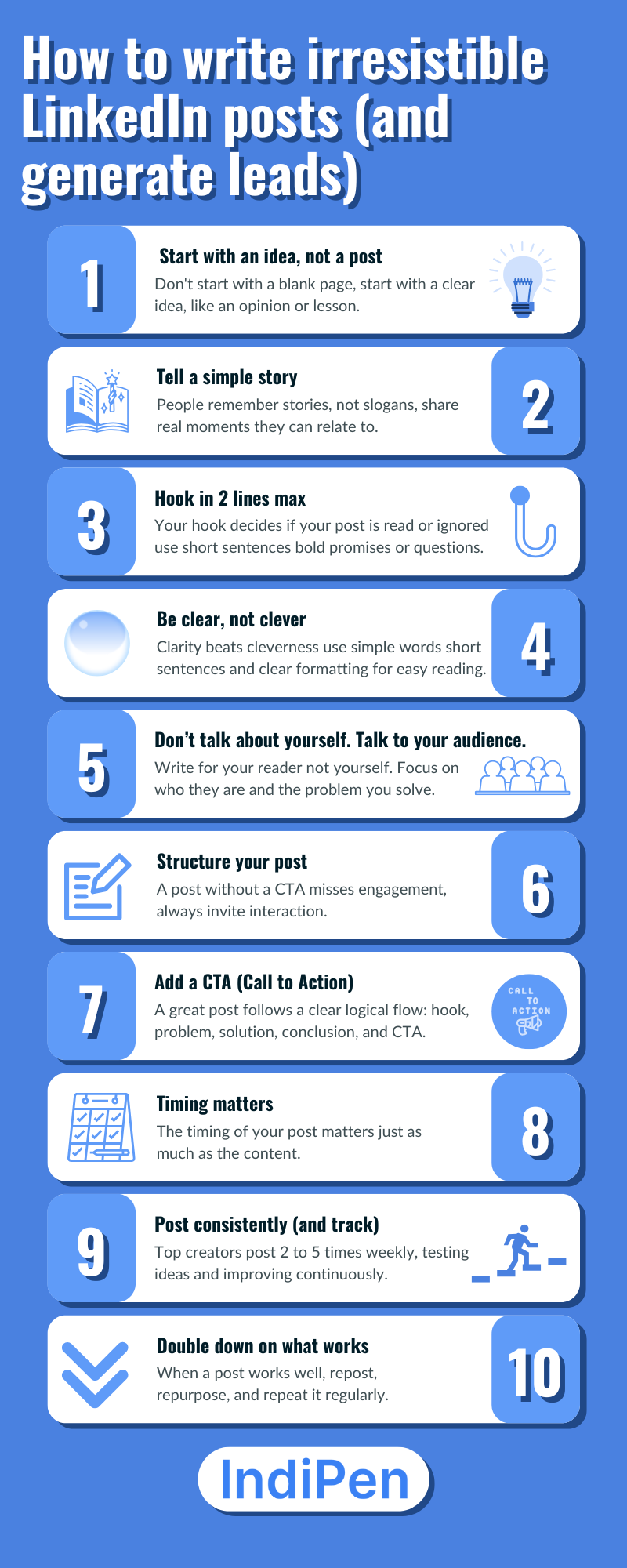 How to write irresistible LinkedIn posts and generate leads