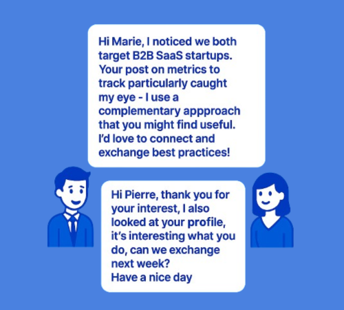 LinkedIn request example