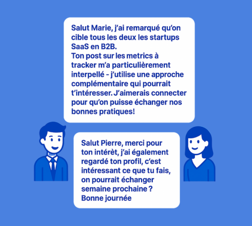 Exemple d'invitation LinkedIn